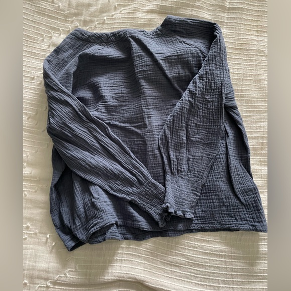 Boutique Zoe Smocked Set in *light blue*, medium - Picture 2 of 5